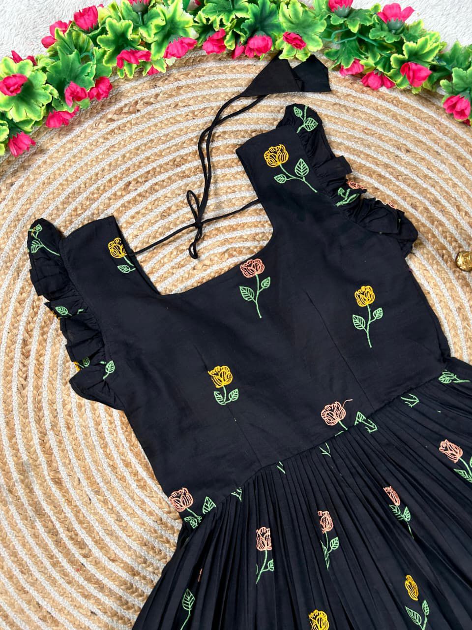 Cotton long frock
