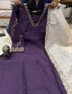 BEAUTIFUL HAND WORK ANARKALI KURTI