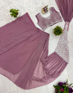 1 minute saree  min100