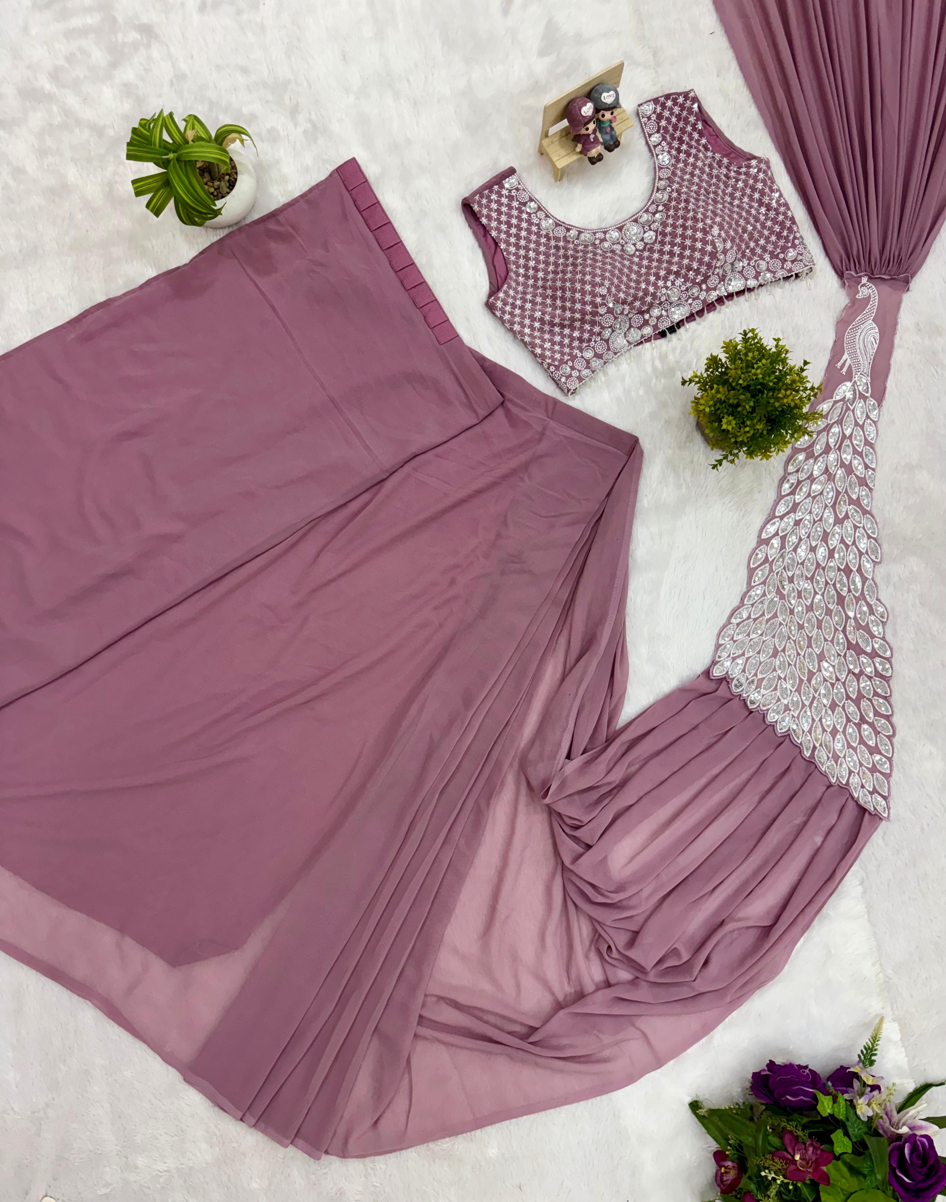 1 minute saree  min100