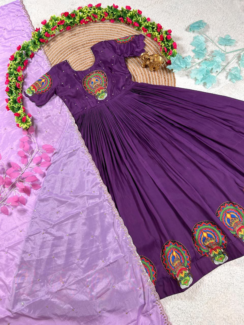 Gown & dupatta