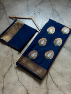 Banarasi semi katan silk saree