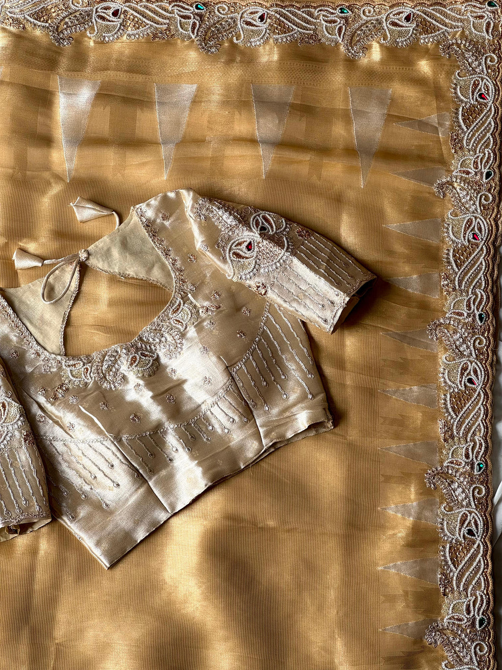 tissue silk saree