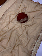 Emrodairy Work Saree