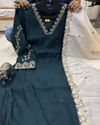 BEAUTIFUL HAND WORK ANARKALI KURTI