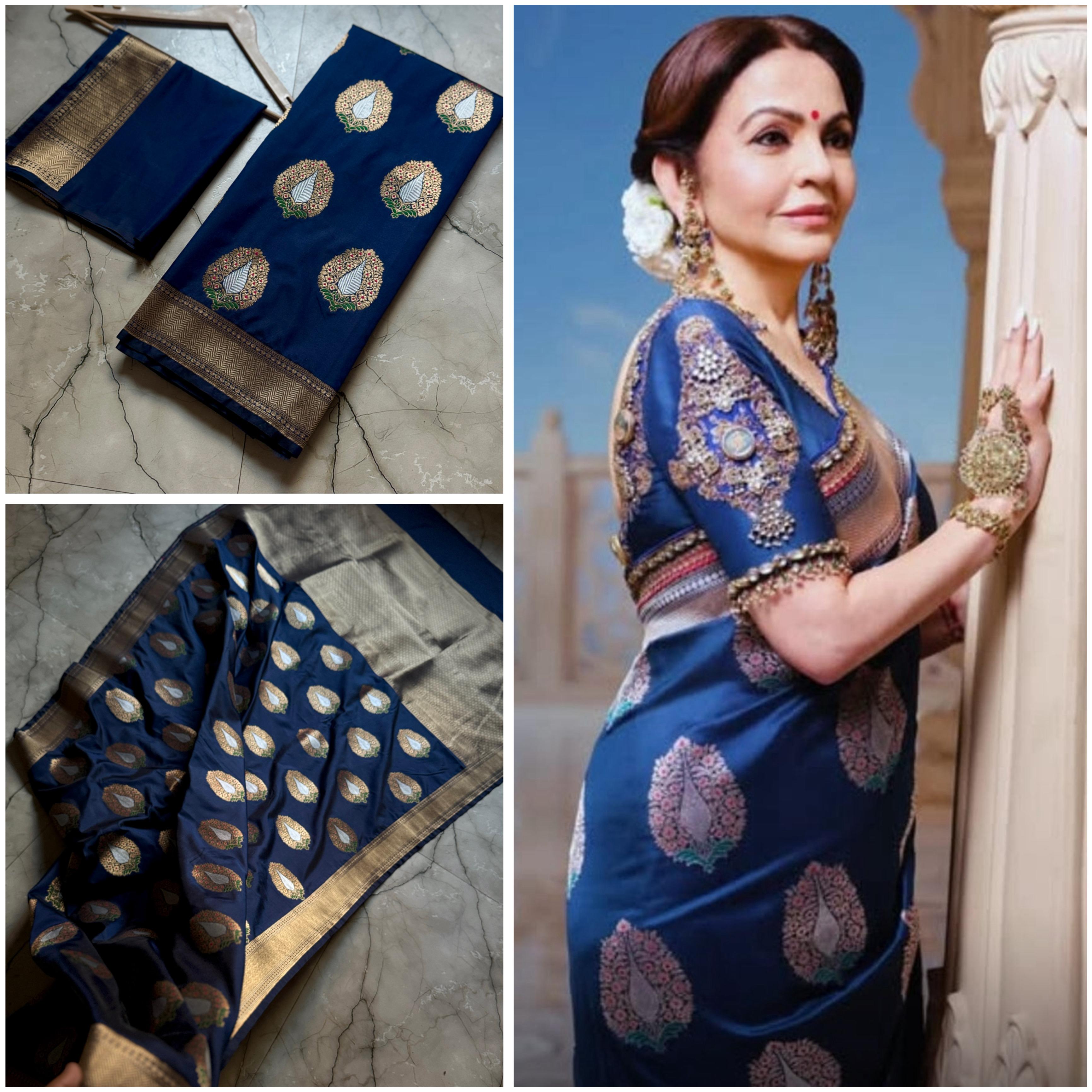 Banarasi semi katan silk saree
