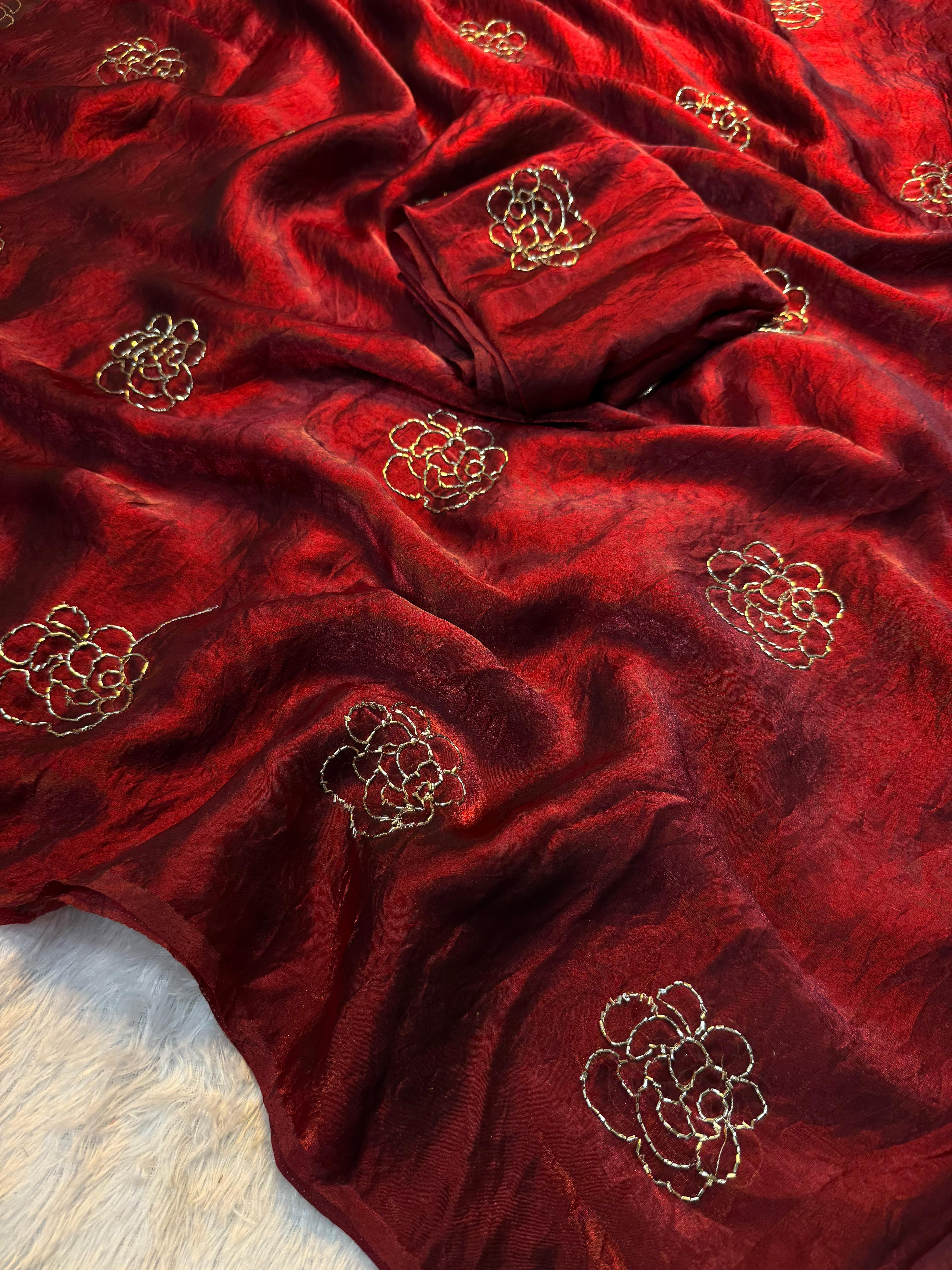 Heavy space Silk saree