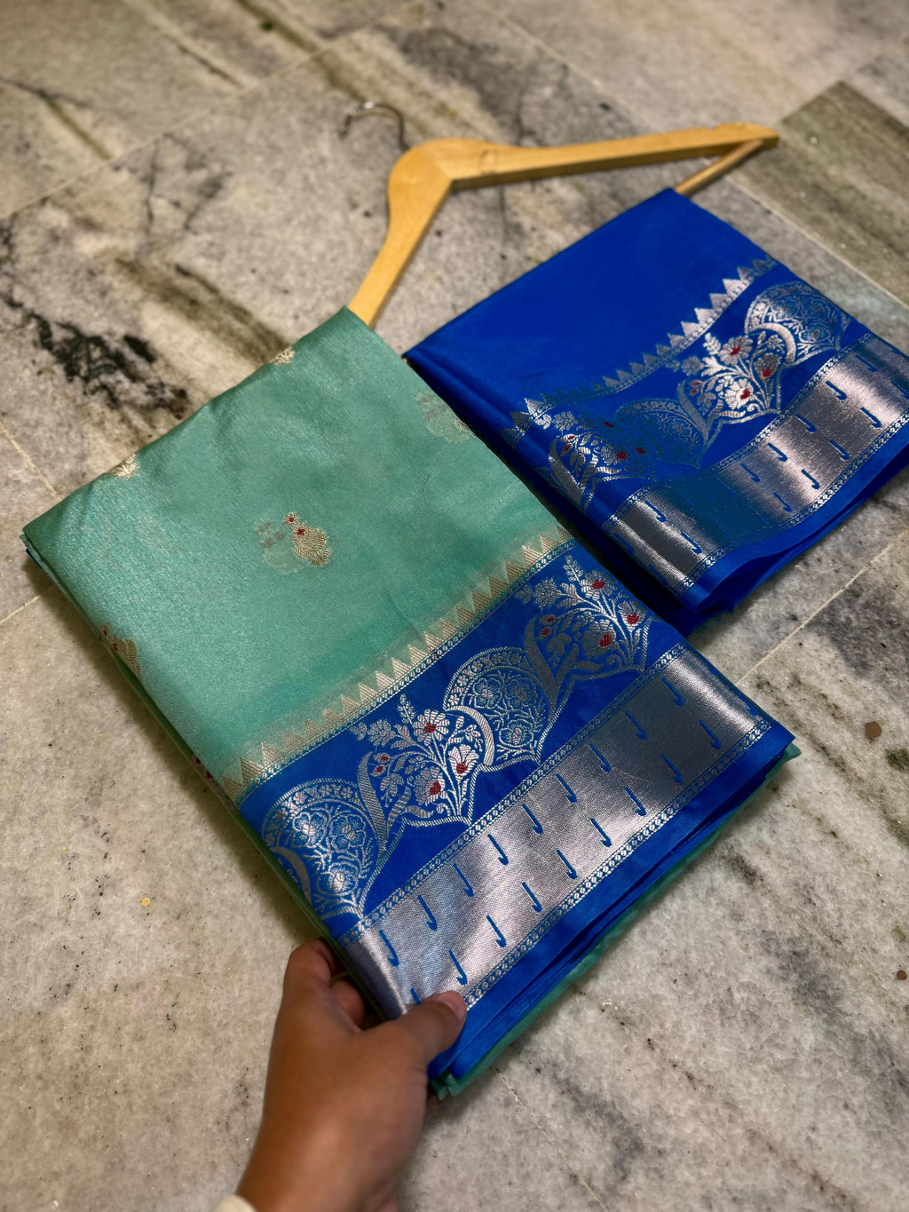 Banarasi warm silk soft febric saree