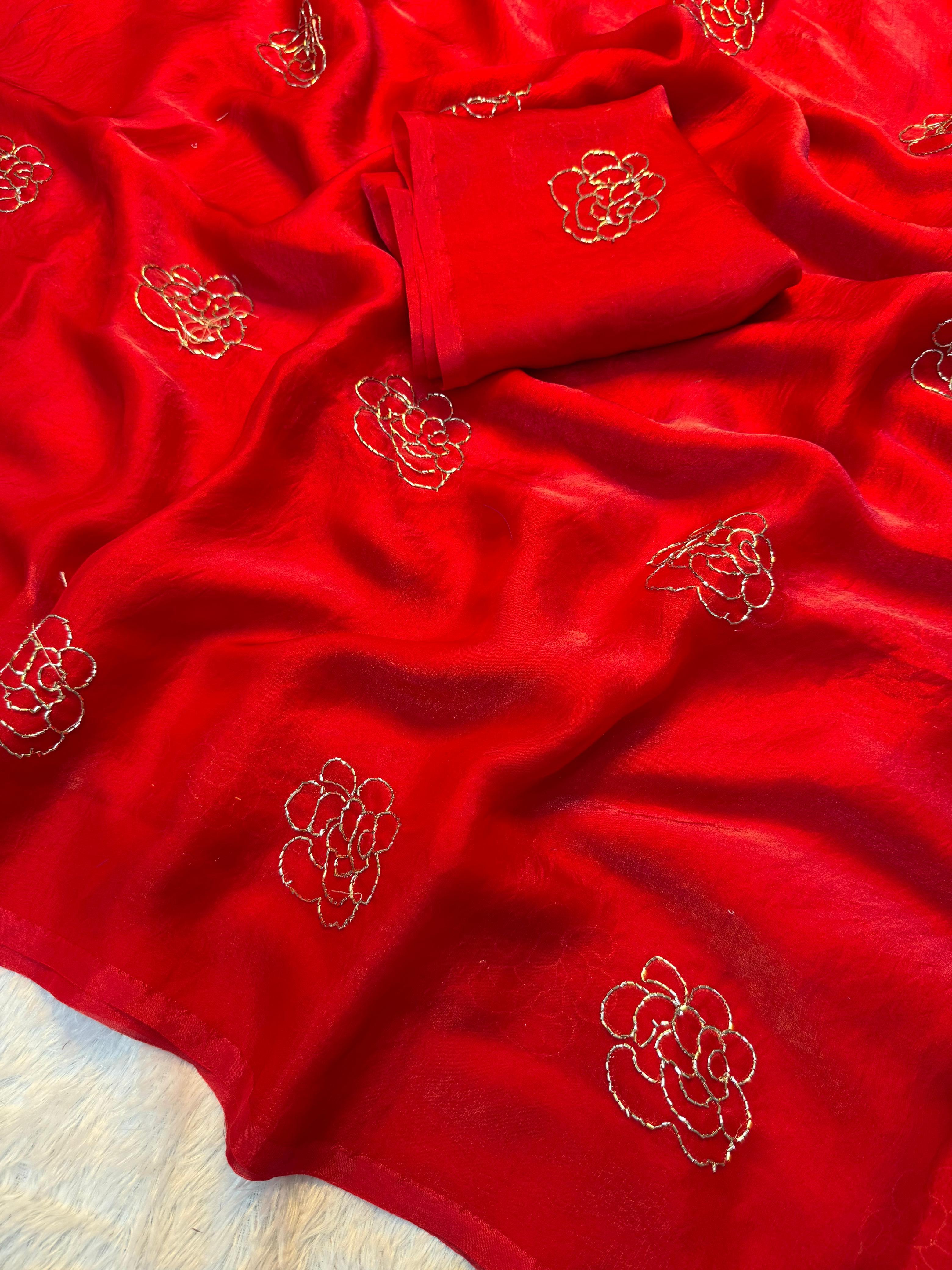 Heavy space Silk saree
