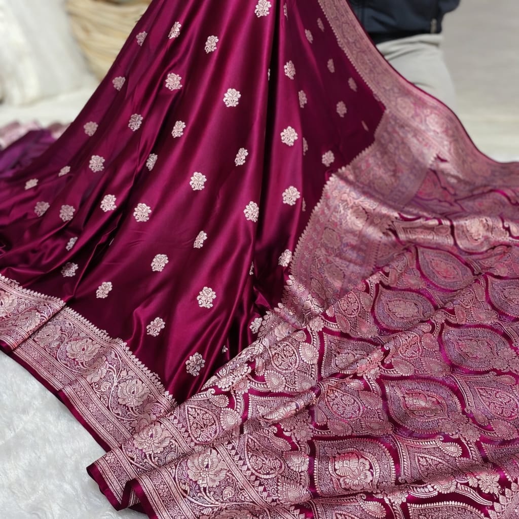 KATAN MASHRU SILK SAREE