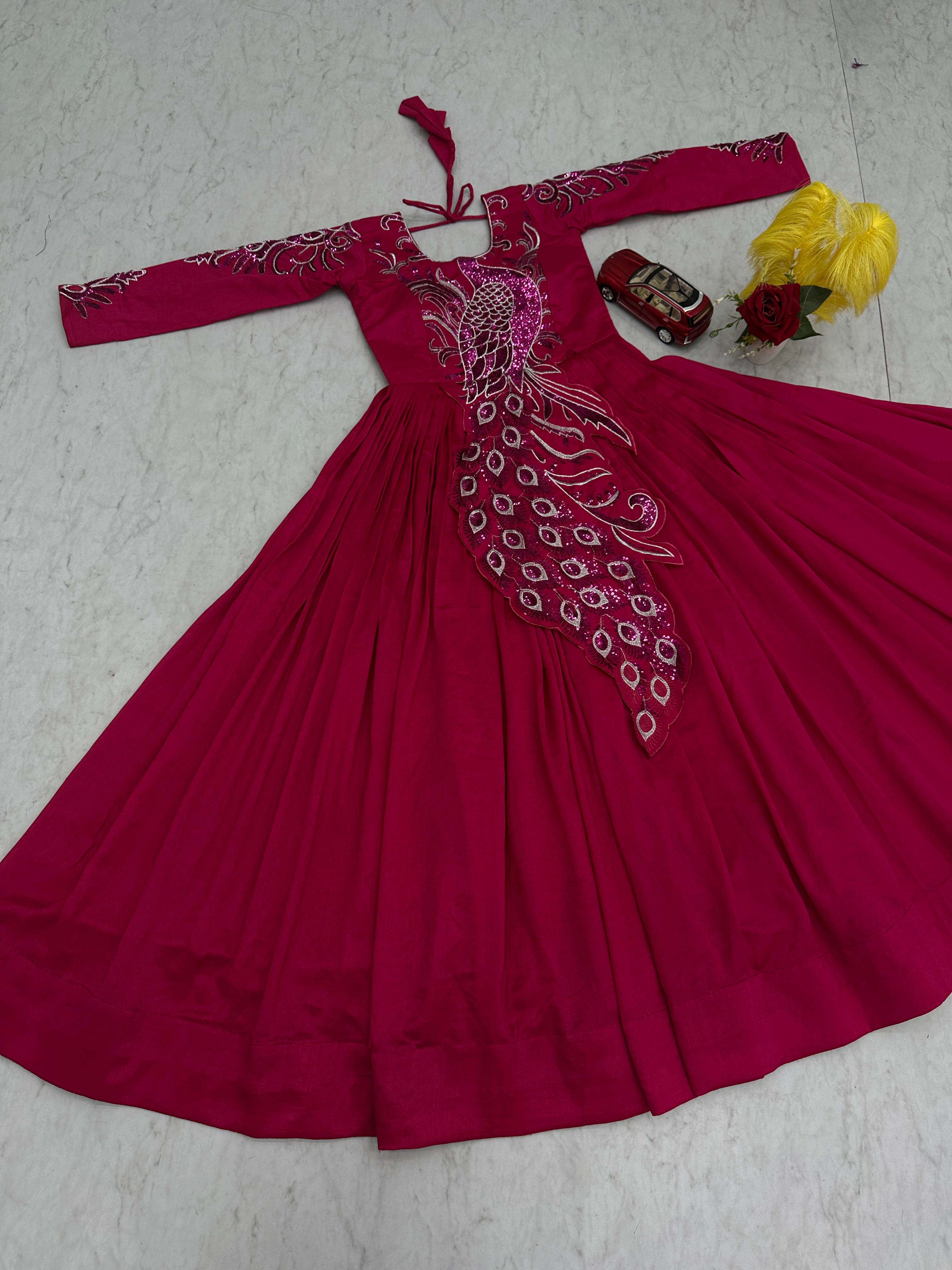 Embroidered Gown