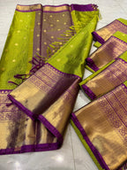 Banarasi soft tusser dupia pattu