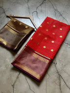 Semi katan soft zari