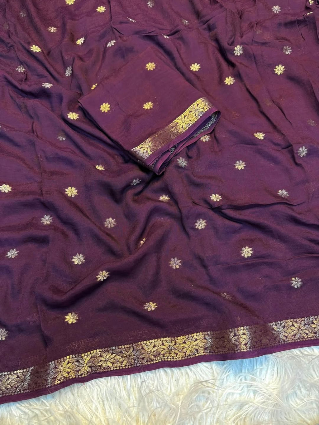 viscose weaving jacquard saree