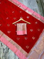 Banarasi Raw Mango silk febric