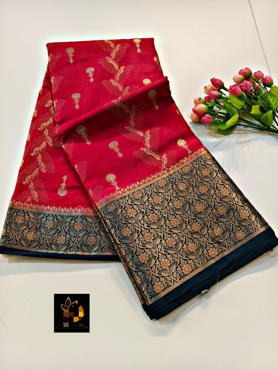 Chinya silk kanchi  Saree
