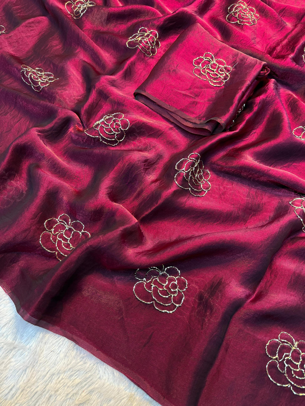 Heavy space Silk saree