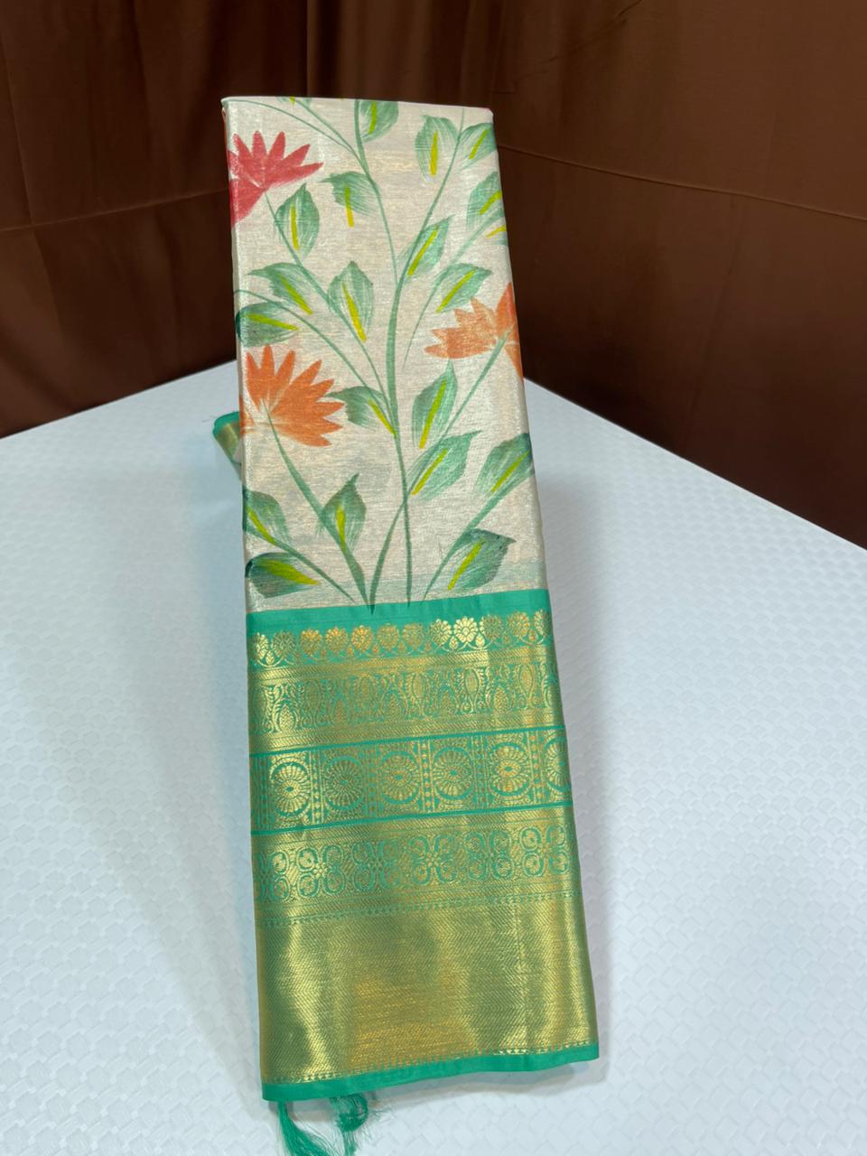 Tissue silk saree S121