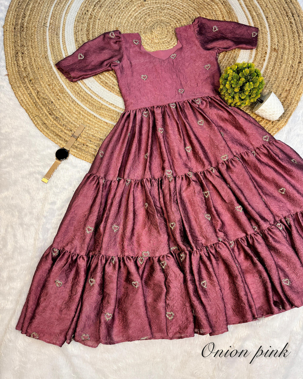 Heart midi gown