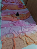 Half pure work saree