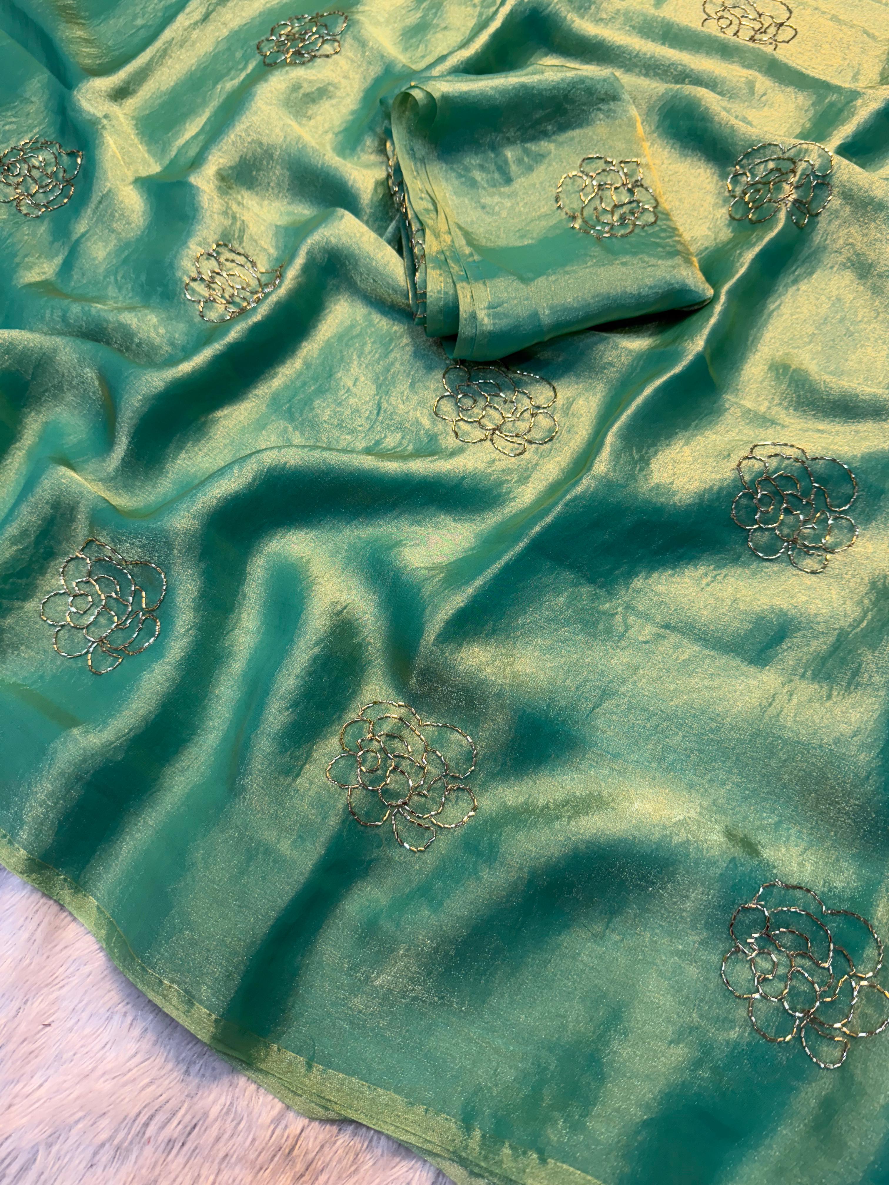 Heavy space Silk saree