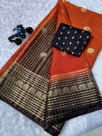 Handloom kanjivaram weaving saree