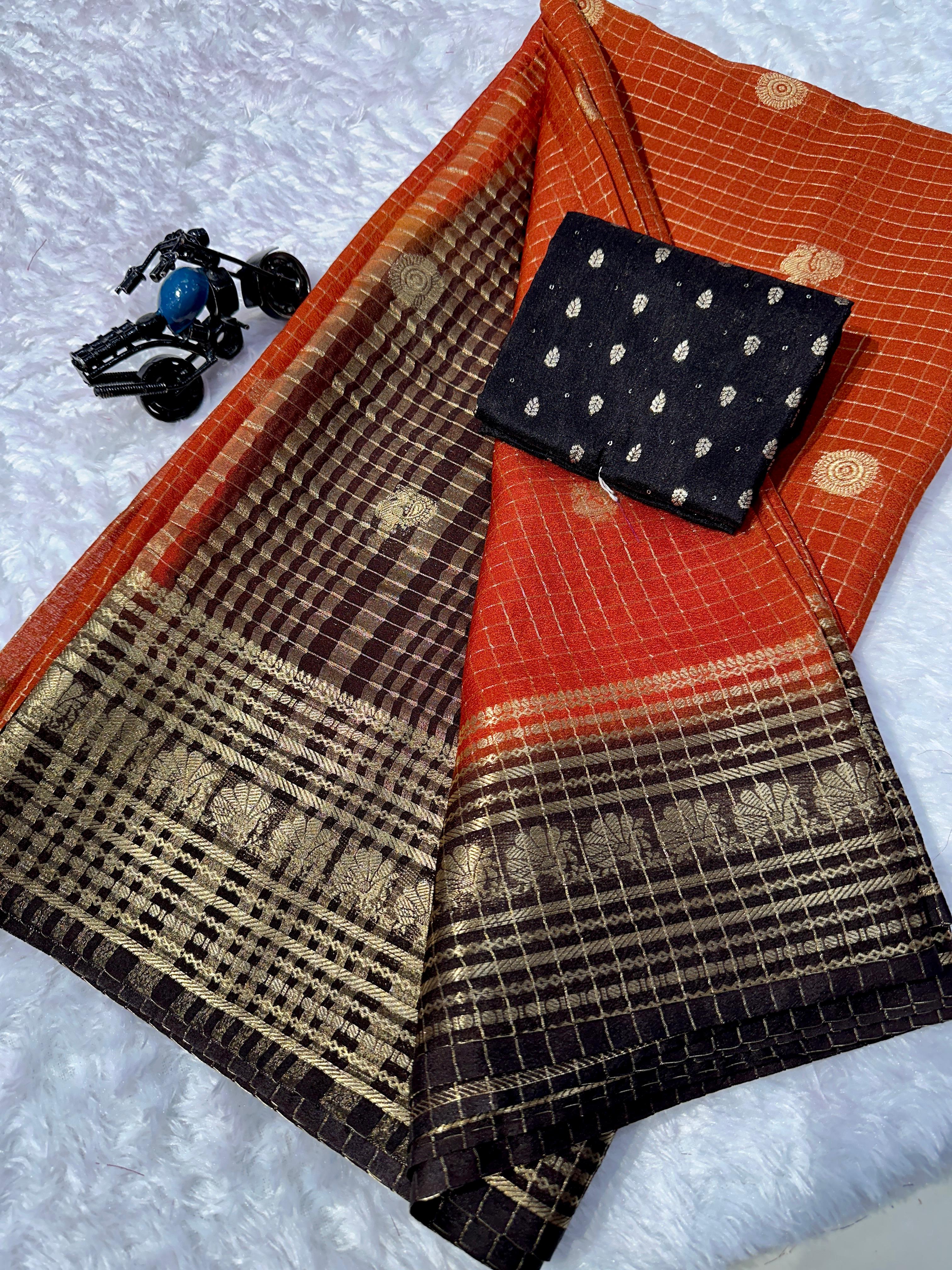 Handloom kanjivaram weaving saree