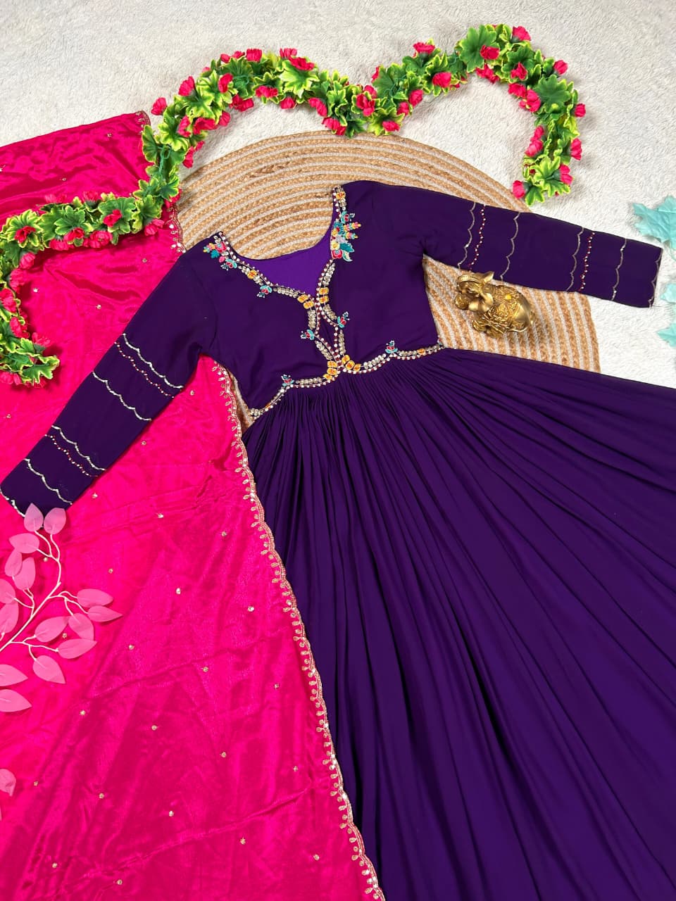 Anarkali with Dupatta