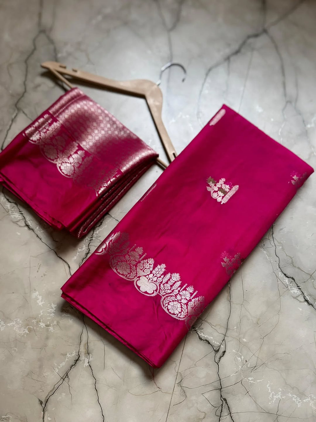 Banarasi Raw Mango silk febric