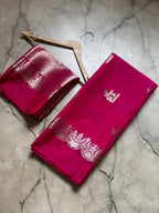 Banarasi Raw Mango silk febric