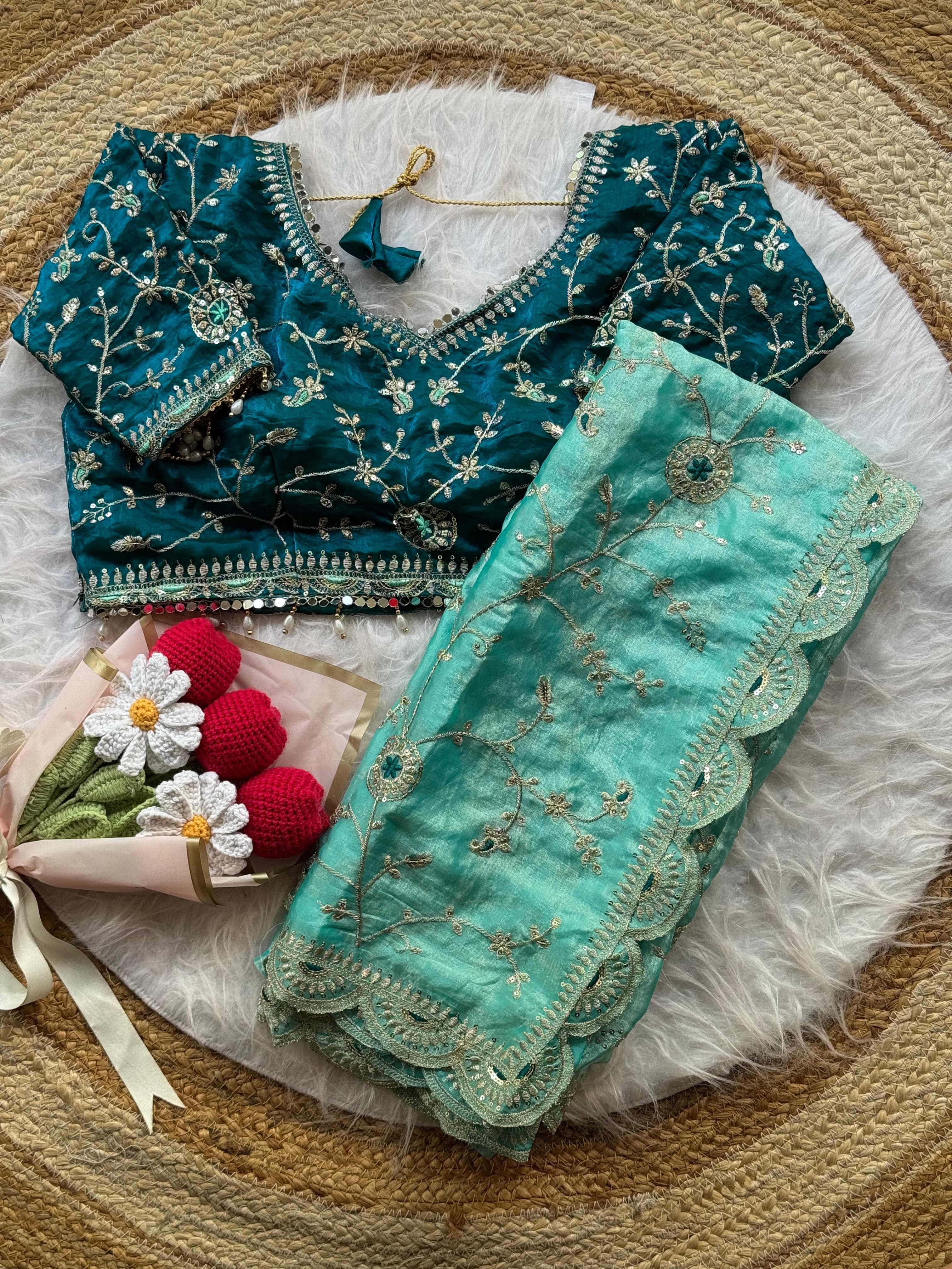Fandy Satin Saree
