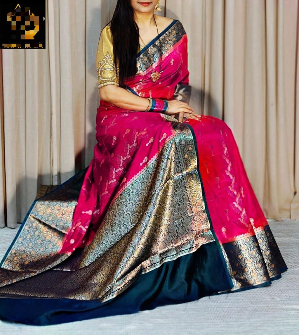 Chinya silk kanchi  Saree