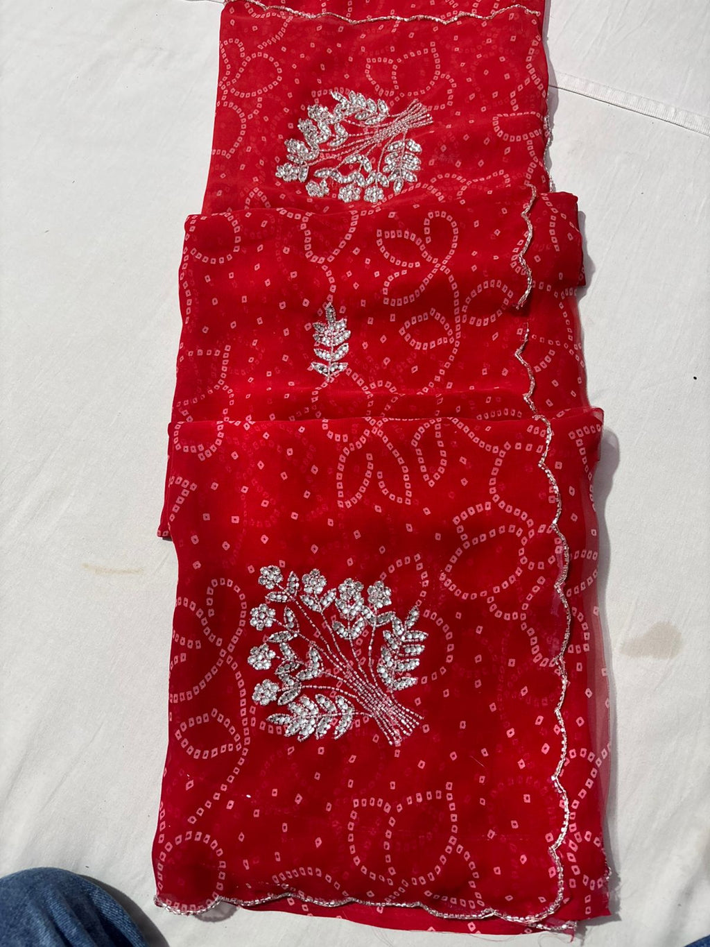 Royal georgette fabric saree