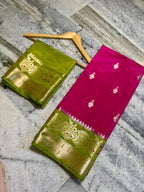 Banarasi warm silk soft febric saree