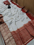 Russian chitpallu jari border sarees