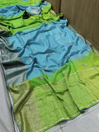 Russian chitpallu jari border sarees
