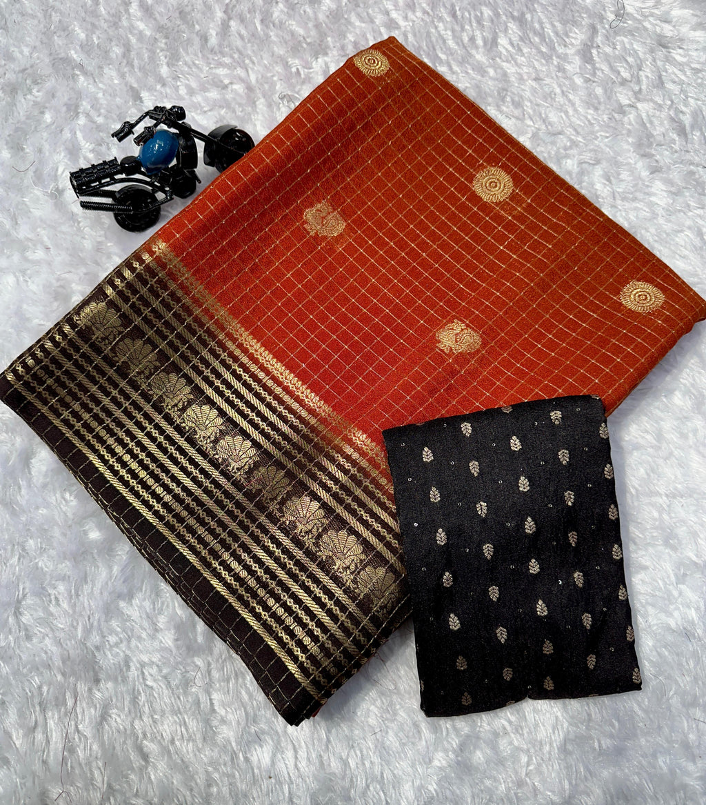 Handloom kanjivaram weaving saree