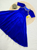 Velvet Designer Hand work Gown