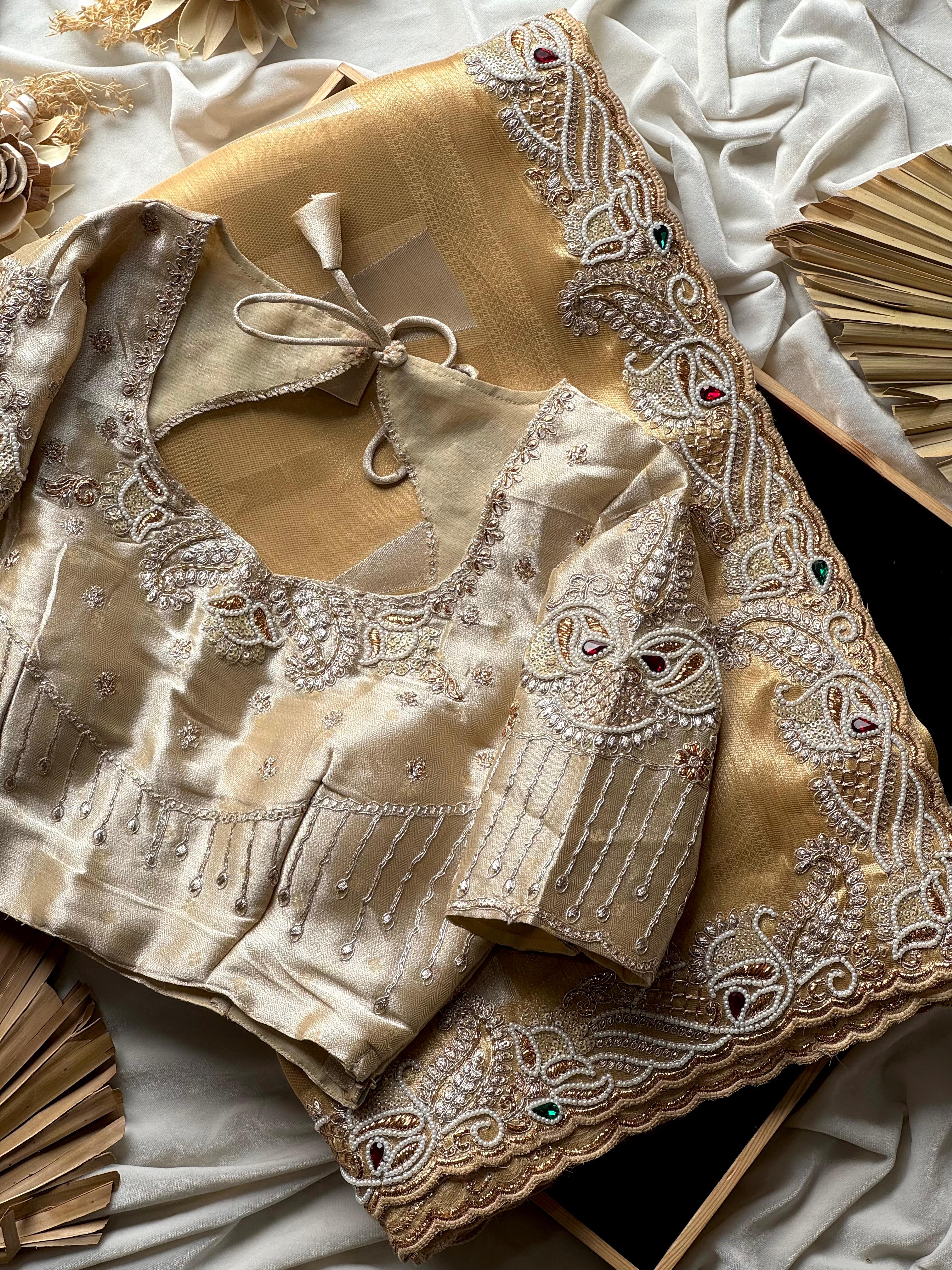tissue silk saree