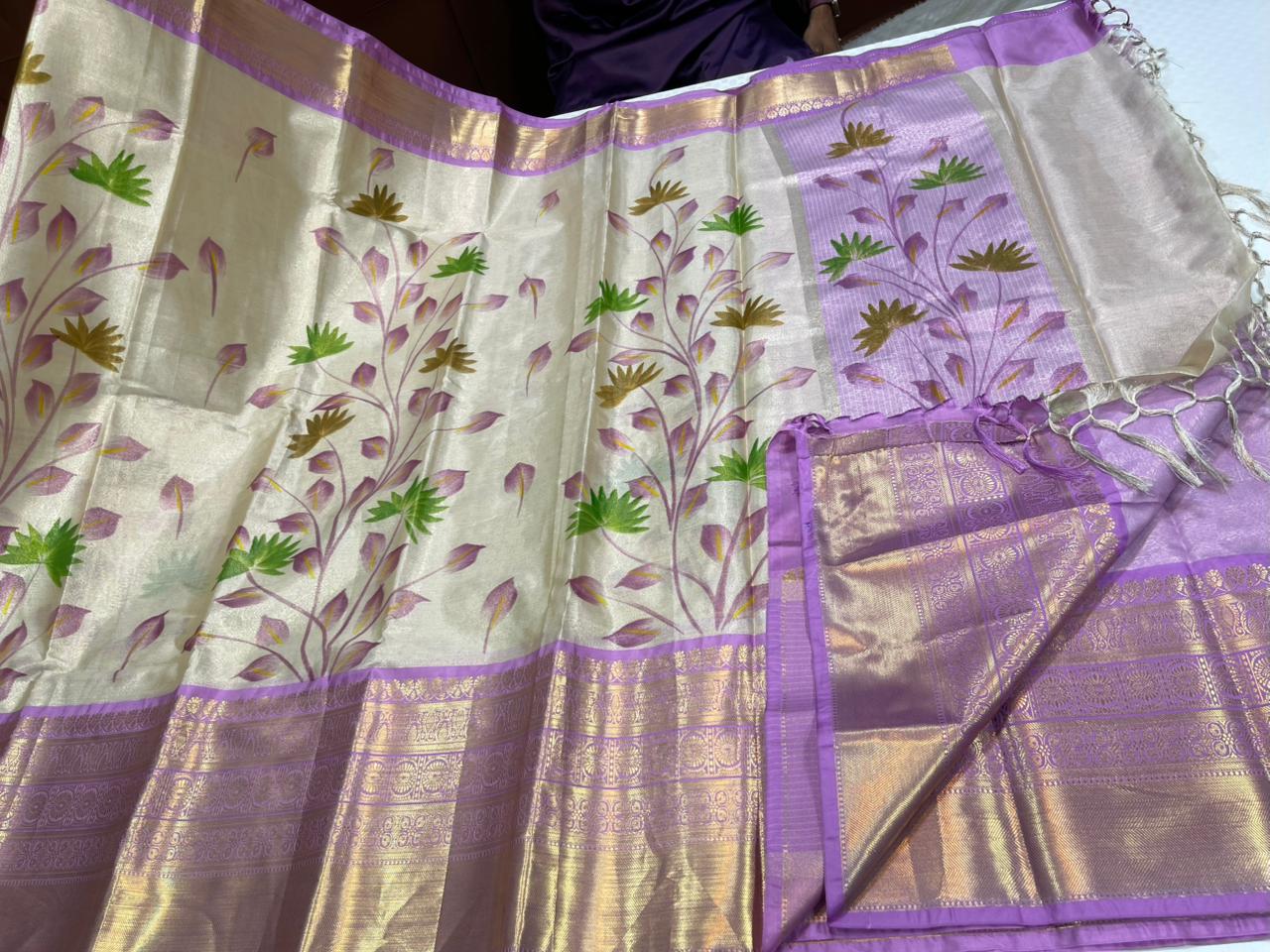 Tissue silk saree S121