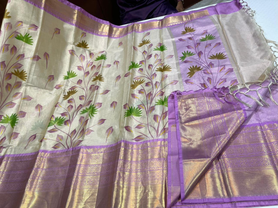 Tissue silk saree S121