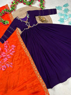 Anarkali with Dupatta