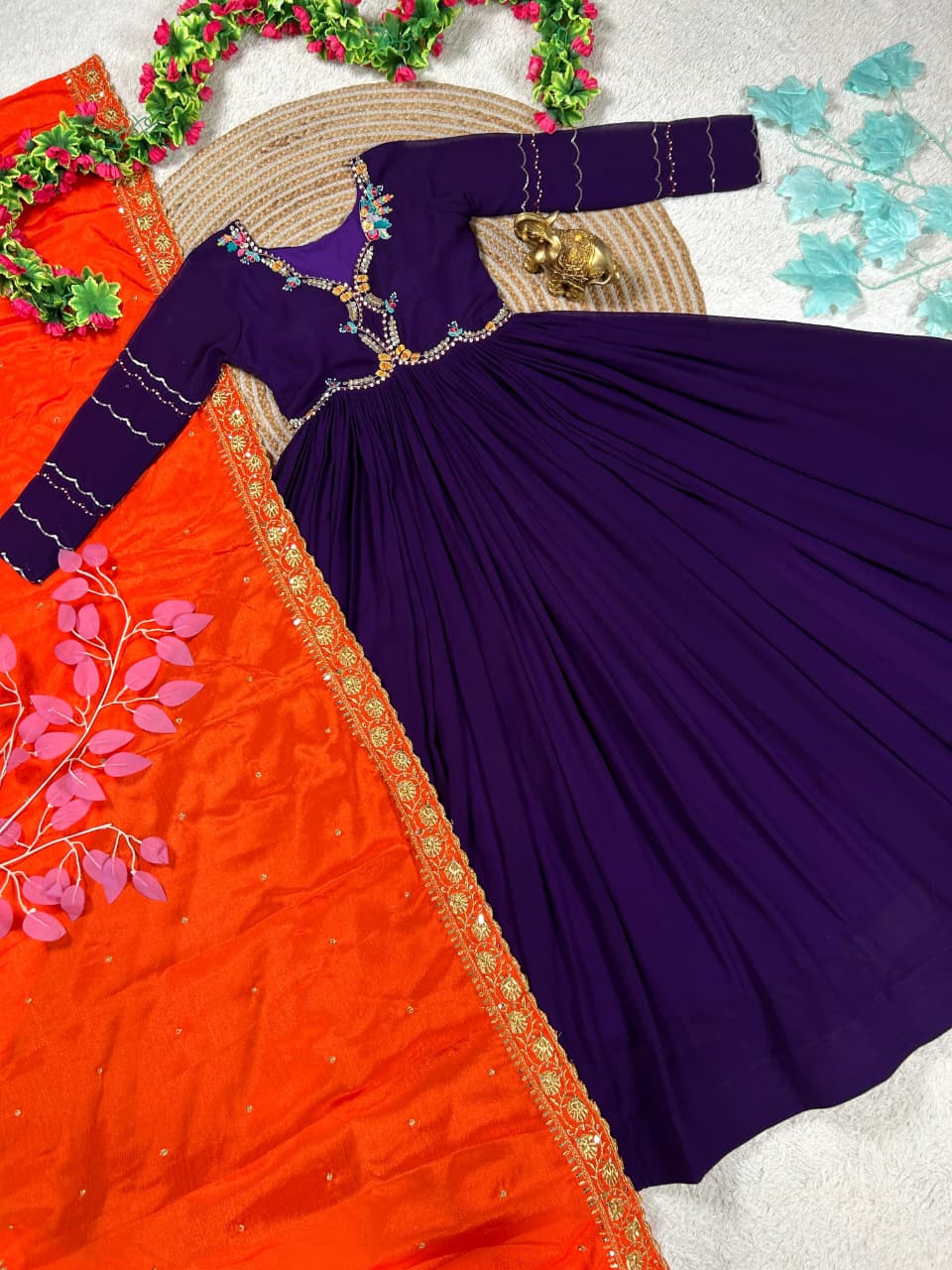 Anarkali with Dupatta