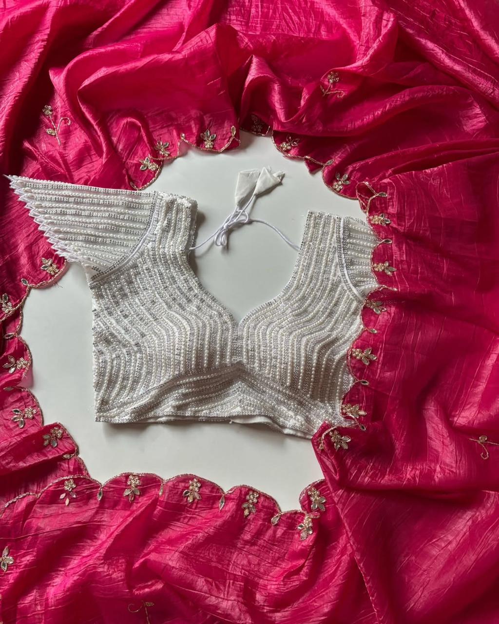 Heavy Gold Crunch Silk