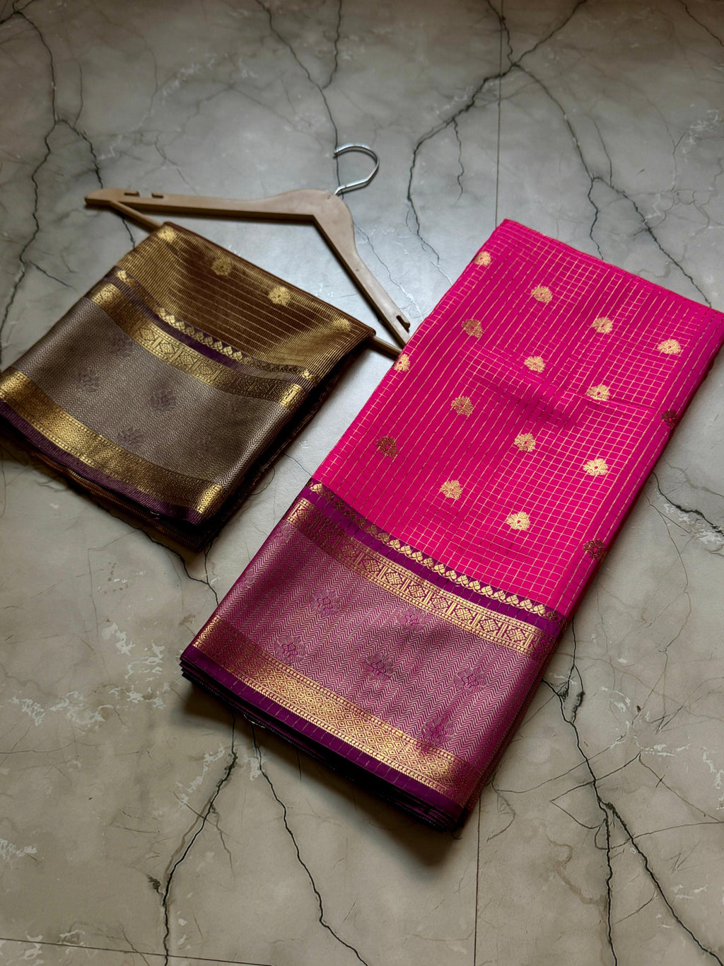 Semi katan soft zari