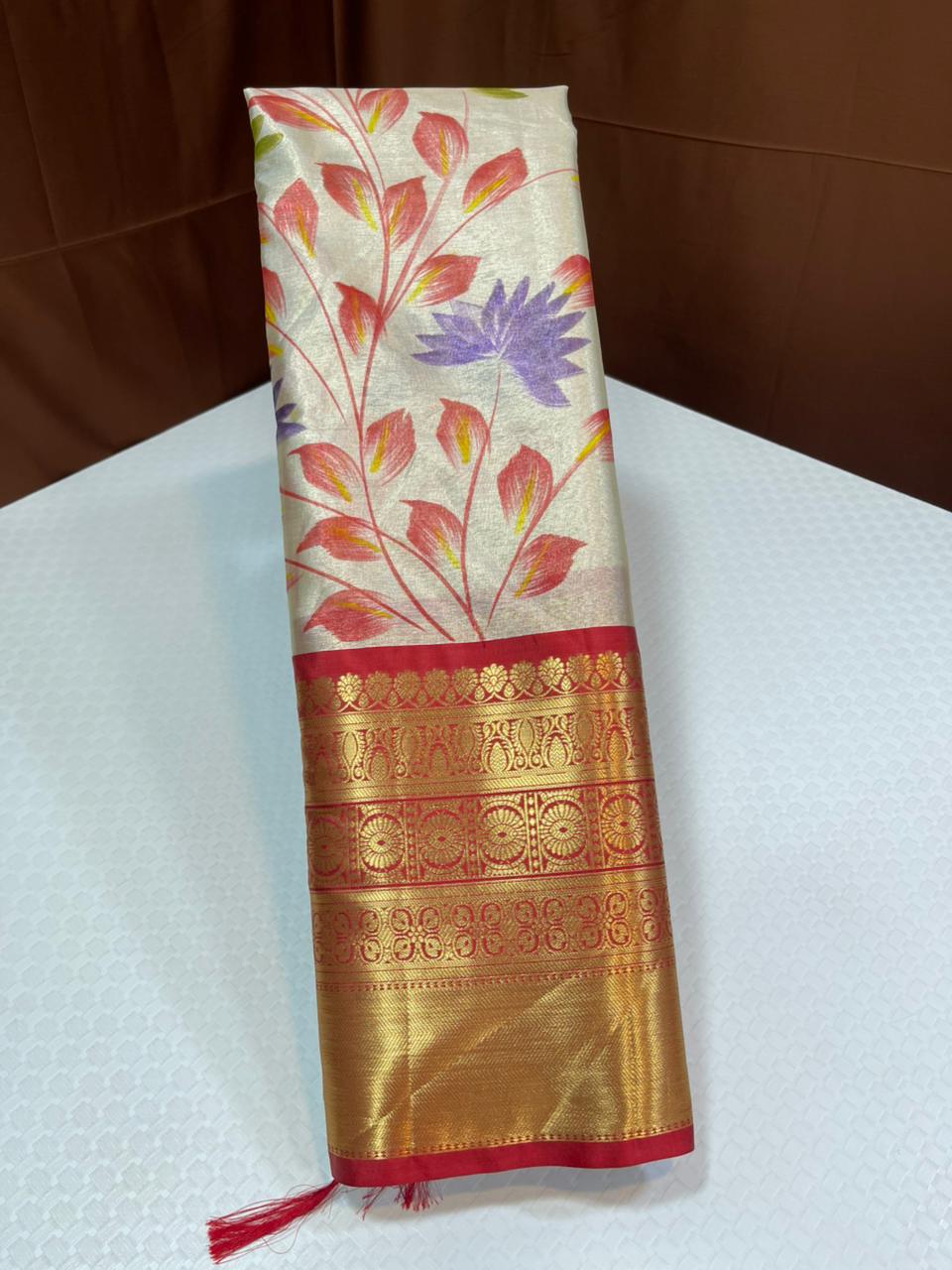Tissue silk saree S121