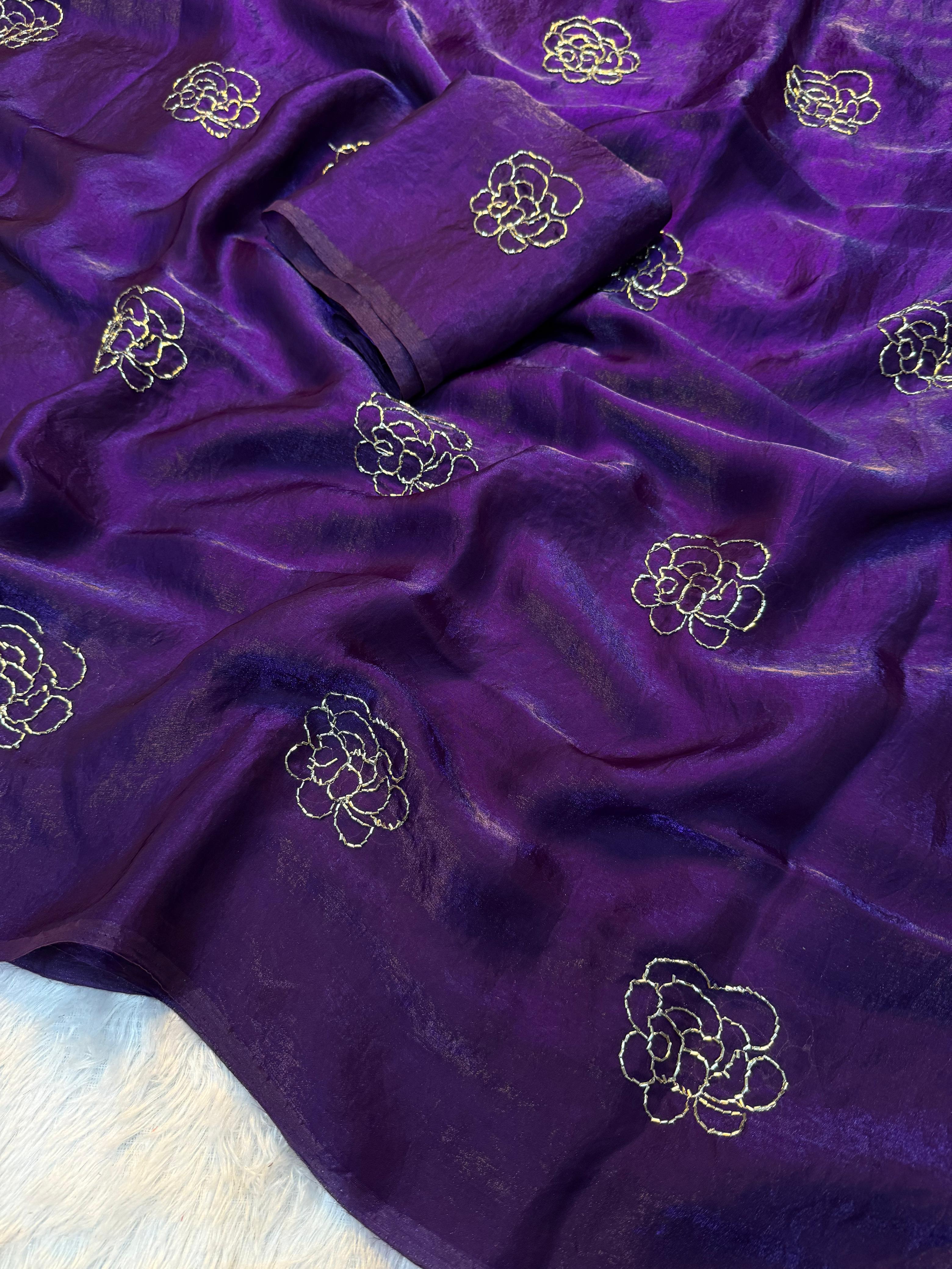 Heavy space Silk saree