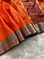 Check design saree