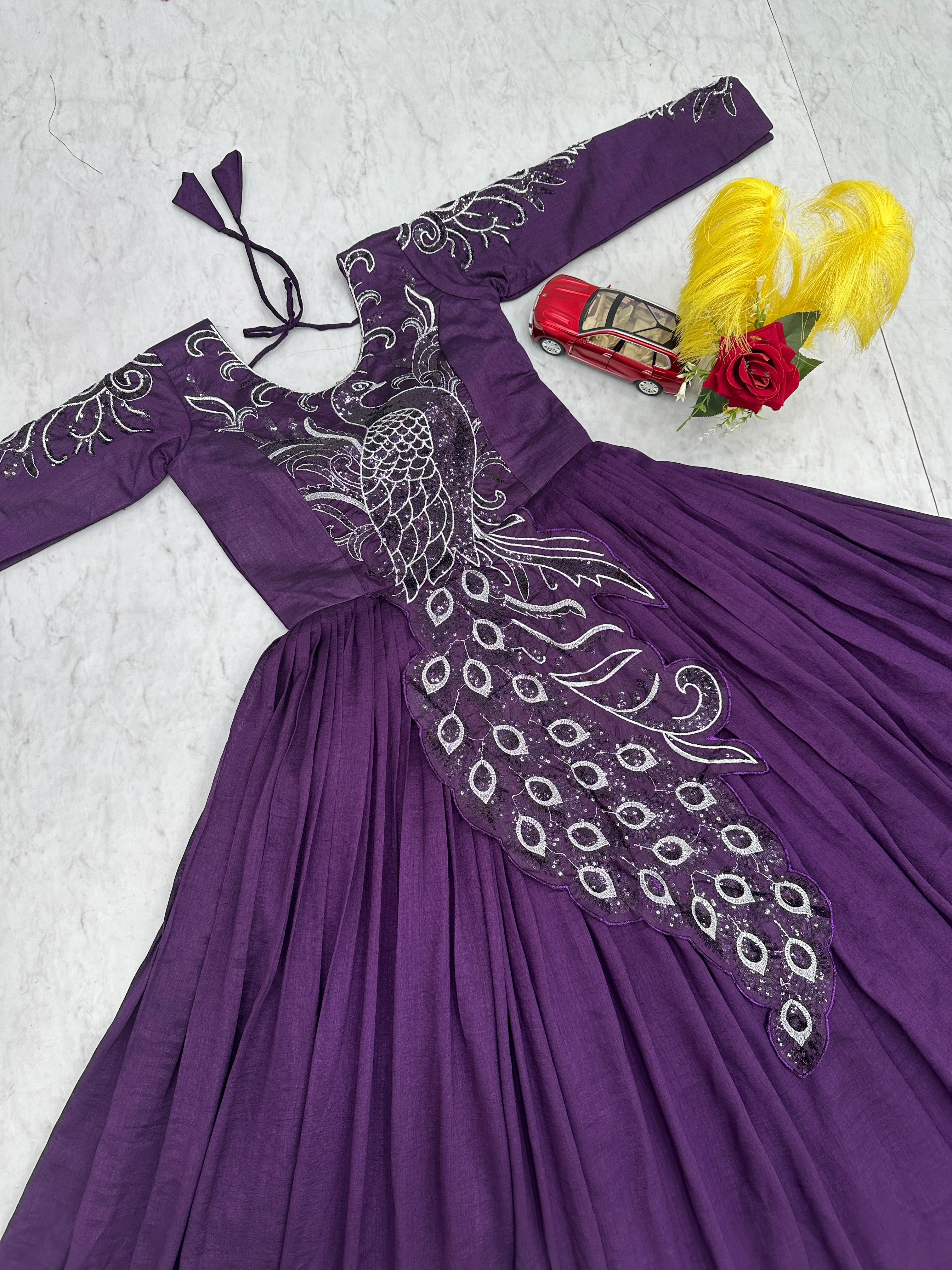 Embroidered Gown