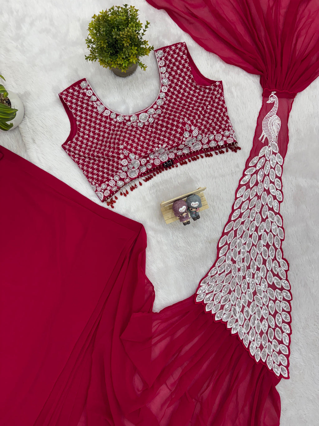 1 minute saree  min100